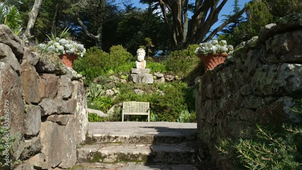 Nature and landscape of the Tresco island the second-biggest island of the Isles of Scilly in Cornwall, England Nature and landscape of the Tresco island the second-biggest island of the Isles of Scilly in Cornwall, England