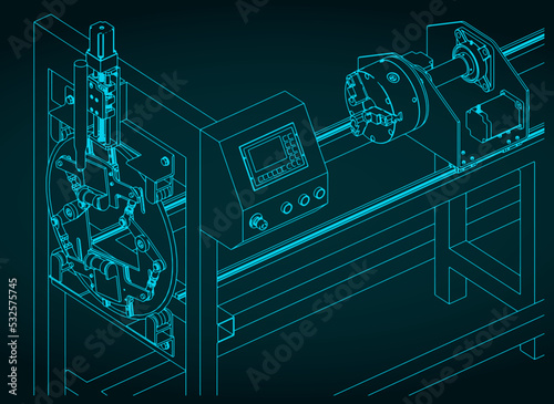 CNC pipe cutting machine