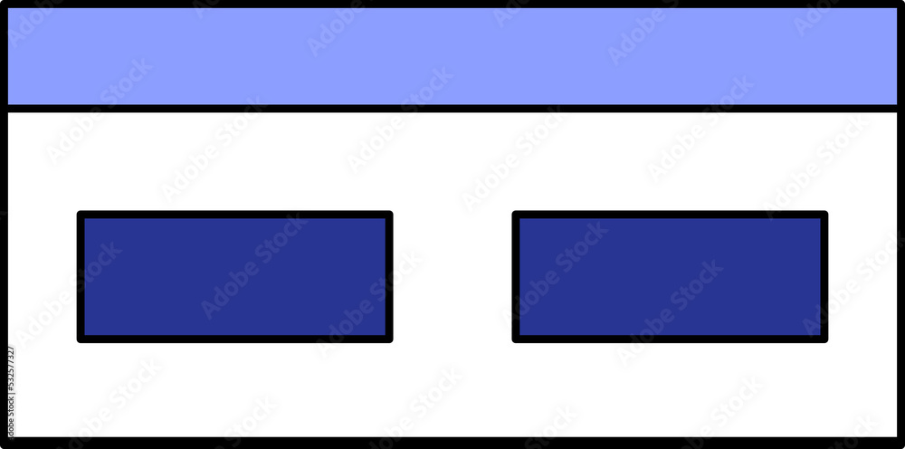 Modern Glass Window App UI Frame Modern Glass Window App UI Frame