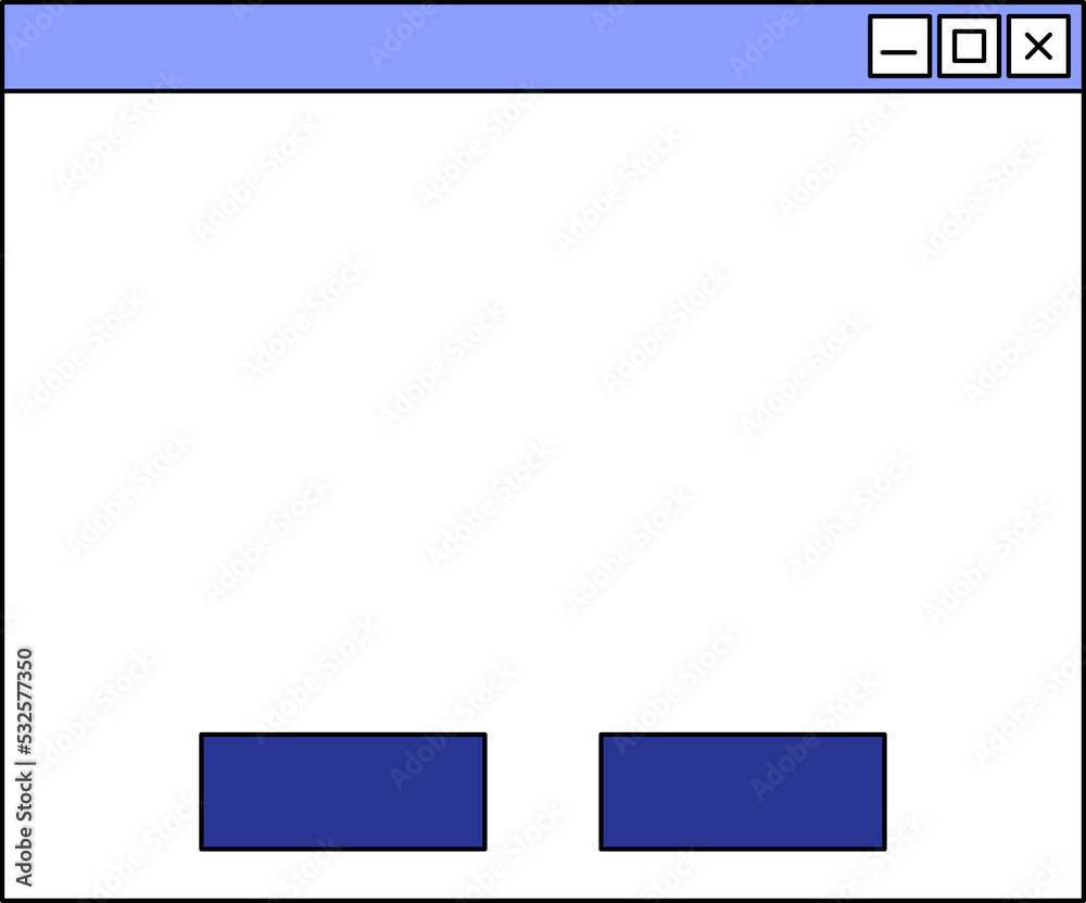 Modern Glass Window App UI Frame Modern Glass Window App UI Frame