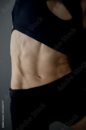 part of the relief female body