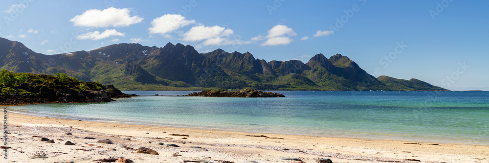 Sommaroya Skogsoya beach vesteralen Norway Sommaroya Skogsoya beach vesteralen Norway