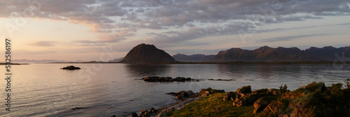 Hoven Mountian Gimsoya island Norway 2 photo