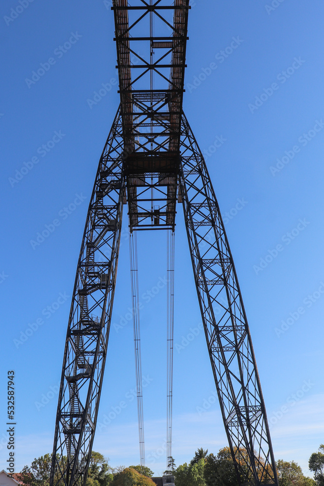 Nouvelle-Aquitaine - Charente-Maritime - Pilier du Pont transbordeur côté Echillais