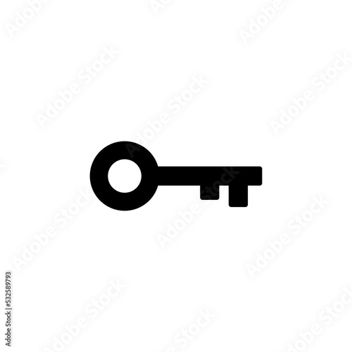 Key icon vector for web and mobile app. Key sign and symbol. © Lunaraa
