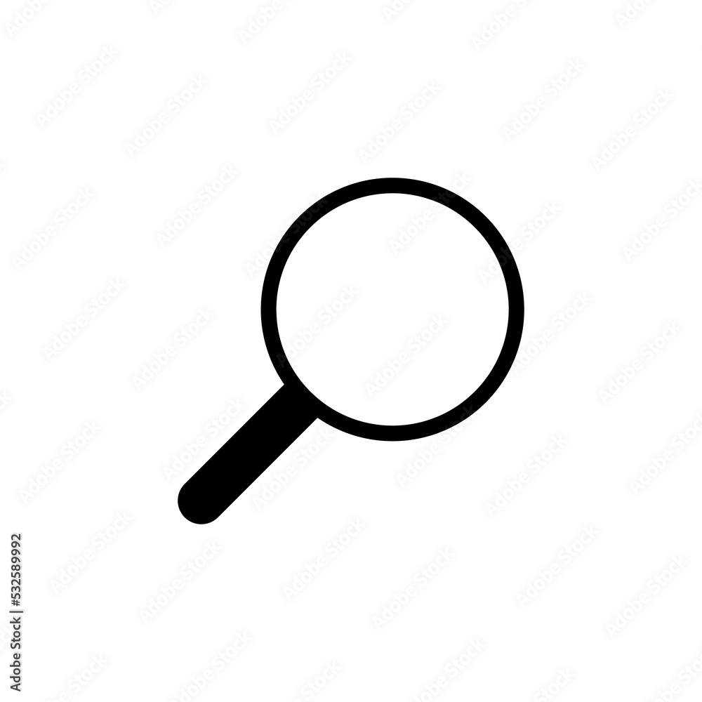 Search icon vector for web and mobile app. search magnifying glass sign and symbol Search icon vector for web and mobile app. search magnifying glass sign and symbol