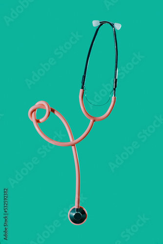 pink stethoscope photo