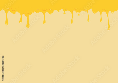background of melting cheese drip yummy melted cheddar cheese melt on top border