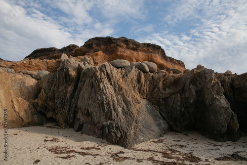 Rock formation near Big Sur on the California coast