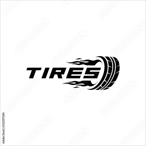 Tires Tyre Logo Design Vector Template