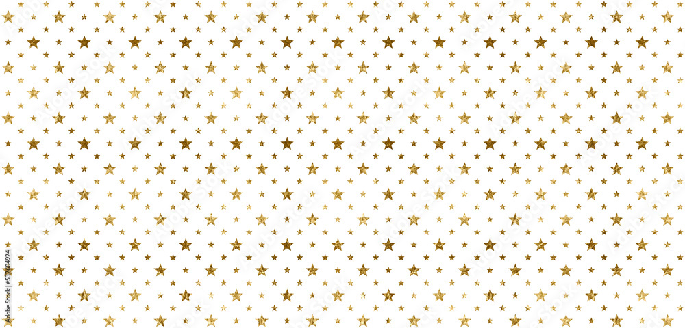seamless pattern with golden stars background