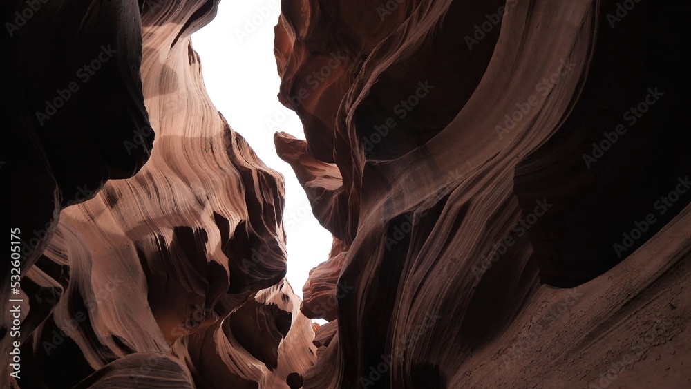 Full Frame Shot Of Rock Formations,antelope Canyon,usa - obrazy, fototapety, plakaty 