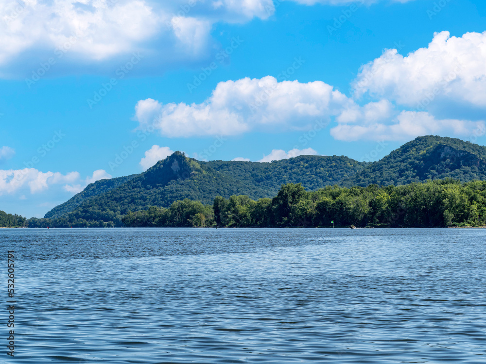 Minnesota Bluffs over the Mississippi River