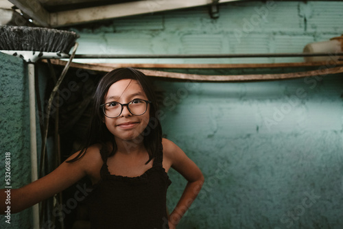 Young Girl Smiles At The Camera