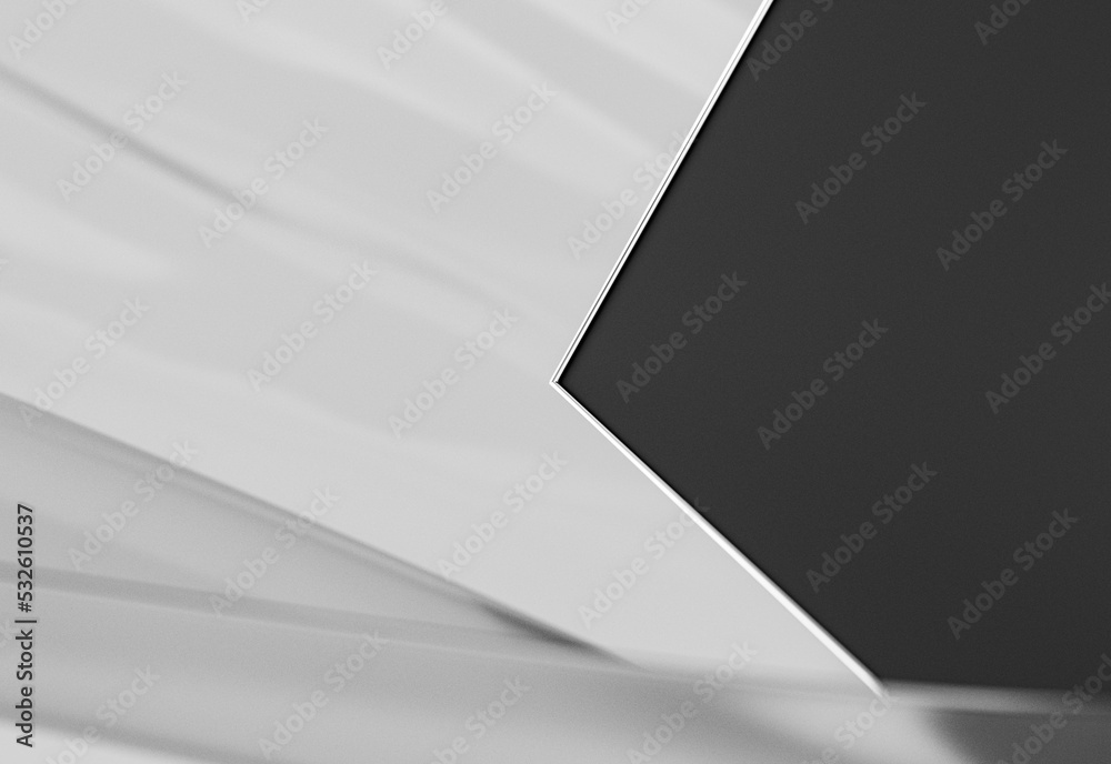Abstract rectangle with plastic film Abstract rectangle with plastic film