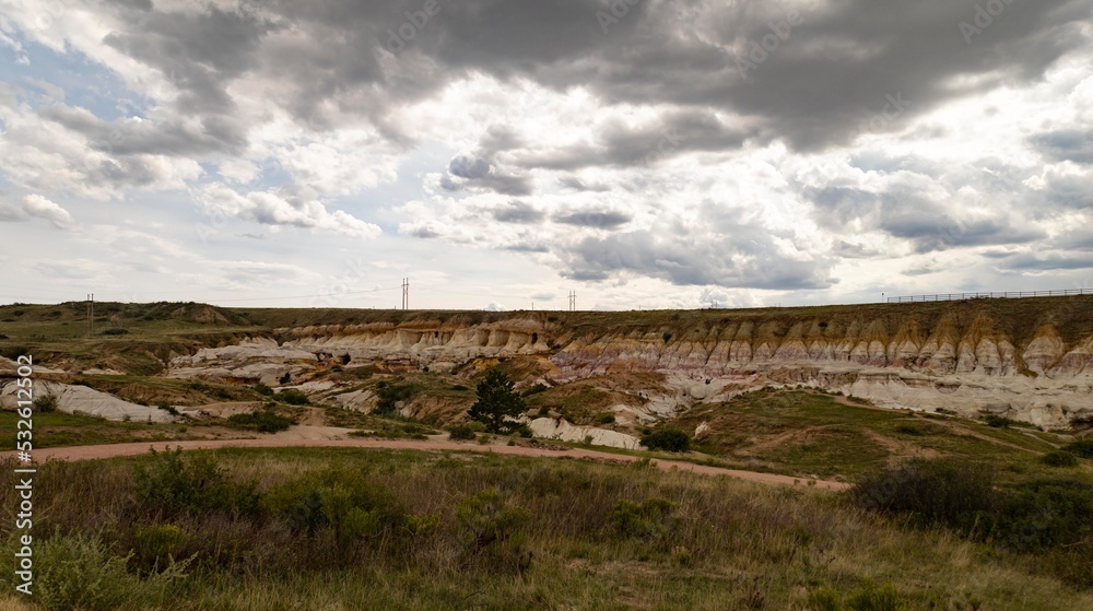 Naklejka premium Paint Mines Colorado