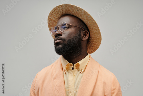 Black Man In Summer Outfit
