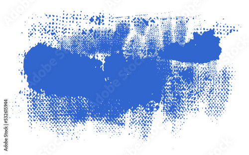 blue brush stroke isolated on white background, vector elements for your design