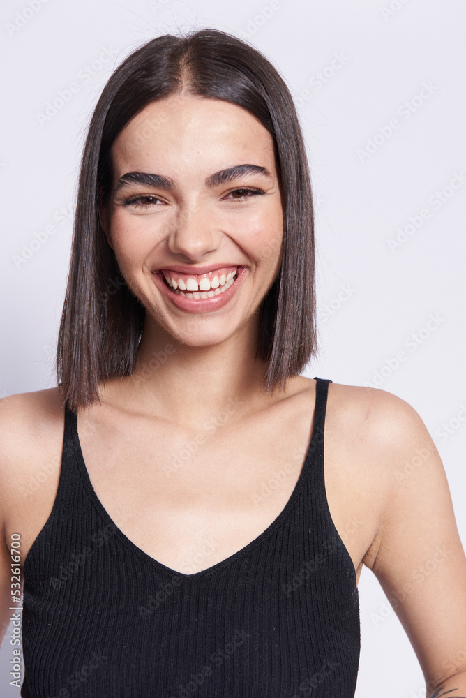 Isolated white Portrait Isolated white Portrait