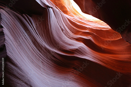 Wavy cliff - Secret Antelope Canyon, Page, Arizona