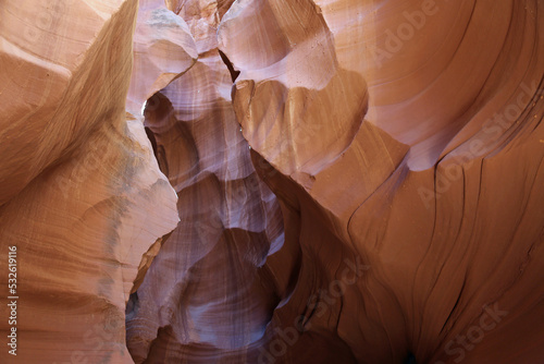 In the Secret Antelope Canyon, Page, Arizona