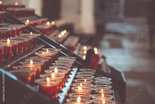 Fotomurale Candles In The Church