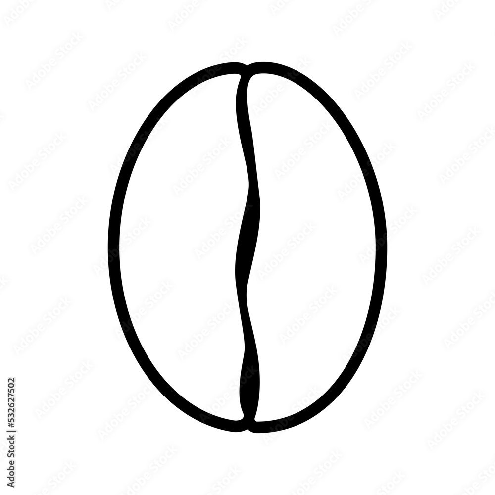 Coffee bean icon Coffee bean icon