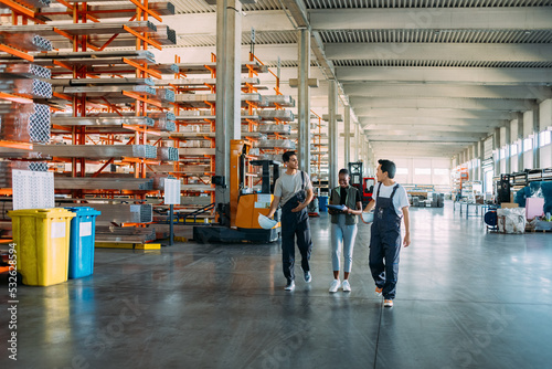People Working in Factory 