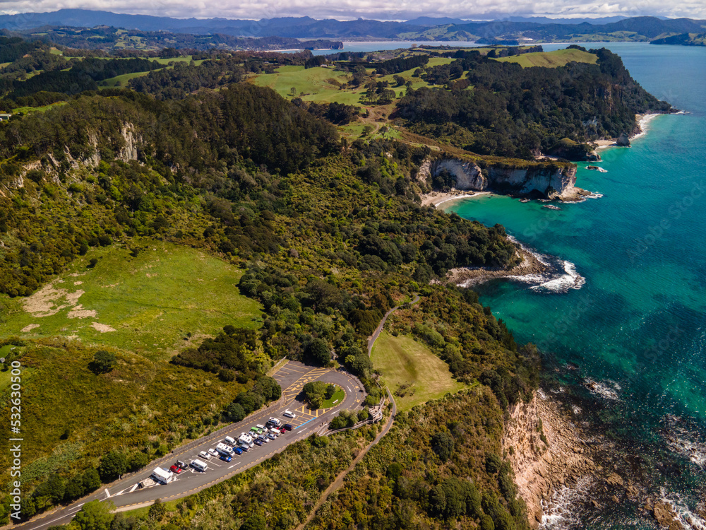 Fotobehang Cathedral Cove, Coromandel Peninsula - New Zealand #532630500