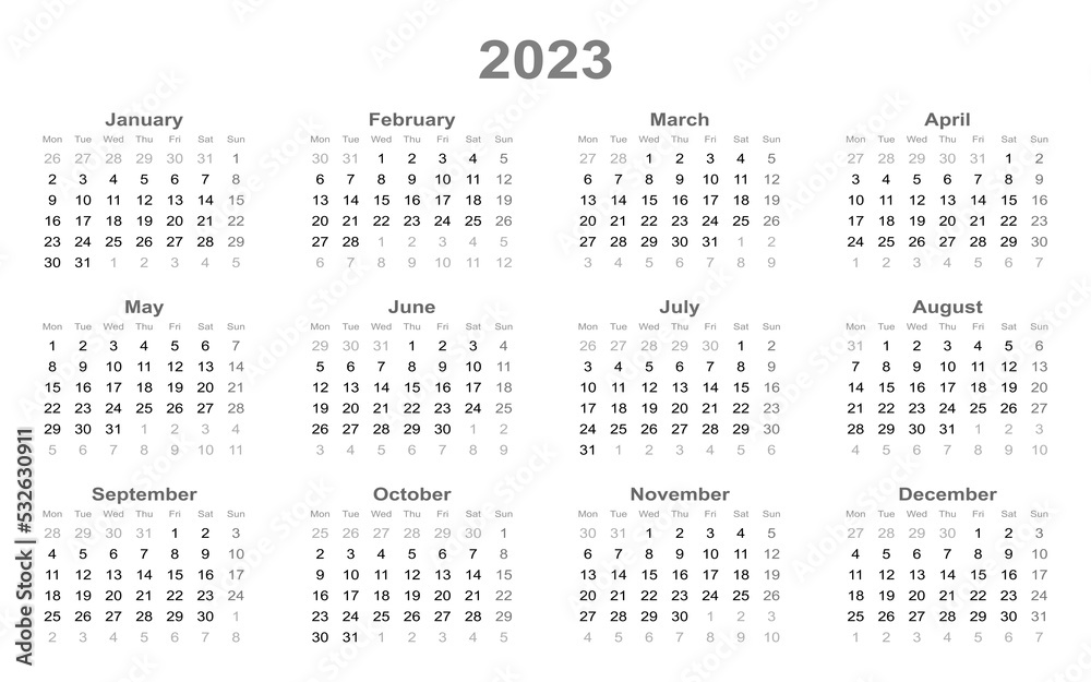 Calendar year 2023 is used to prepare financial planning. Calendar year 2023 is used to prepare financial planning.
