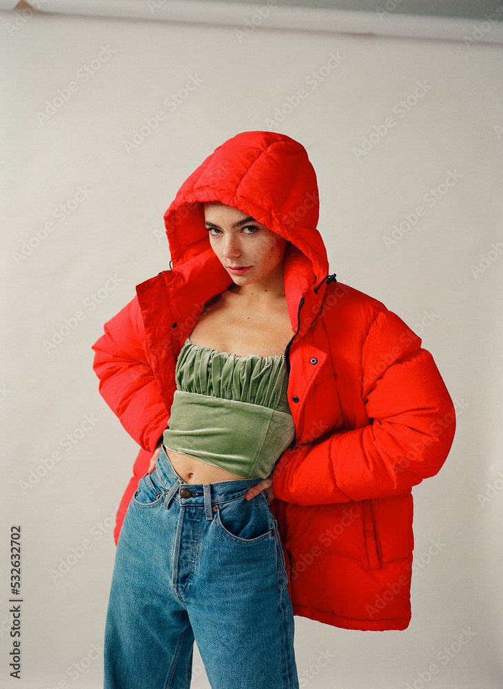 Studio Portrait of young woman Studio Portrait of young woman