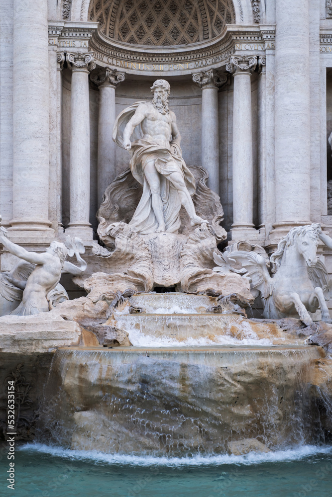 The Trevi Fountain in Rome The Trevi Fountain in Rome