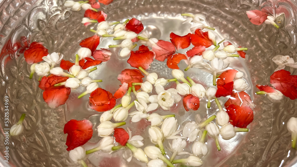 Pour water in the bowl of revered elders and ask for blessing. Pour water in the bowl of revered elders and ask for blessing.