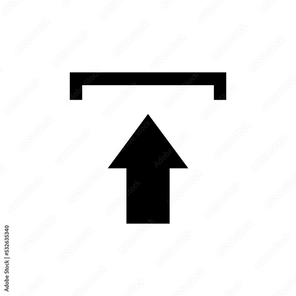 Graphic flat upload icon for your design and website Graphic flat upload icon for your design and website