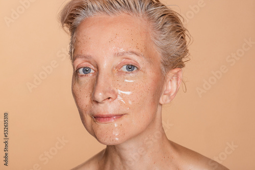 Mature facial skin care