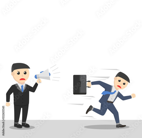 businessman boss fierce design people