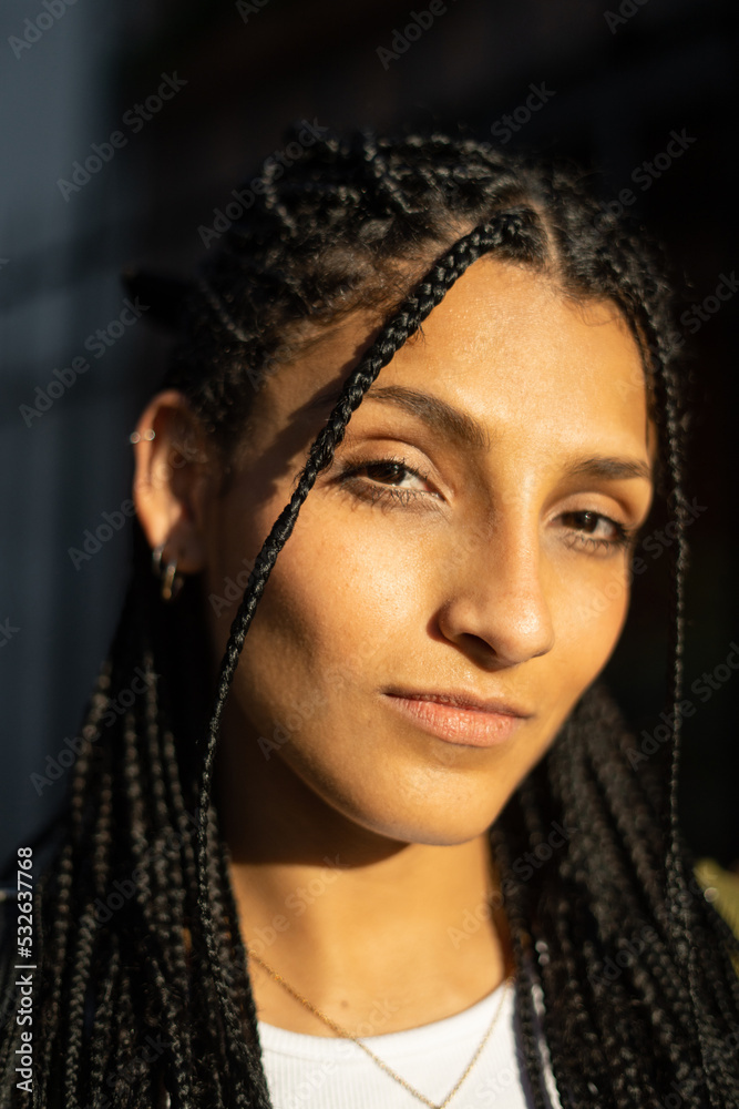 Woman Portrait With Braid Hairstyle
Woman Portrait With Braid Hairstyle