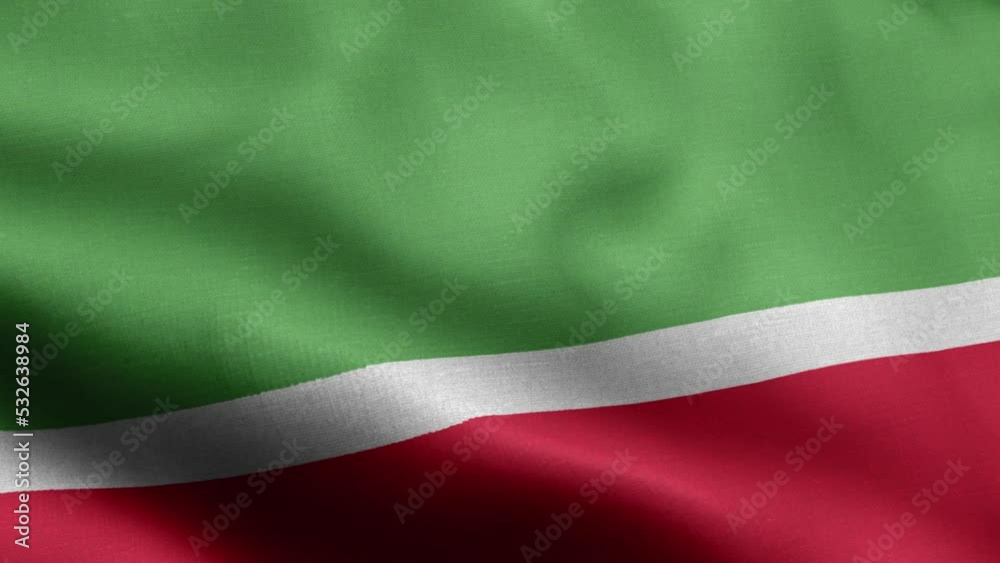 Flag Of Chechen Republic - Chechen Republic Flag High Detail - National ...