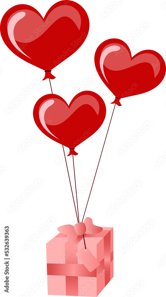Heart Balloon Element Heart Balloon Element