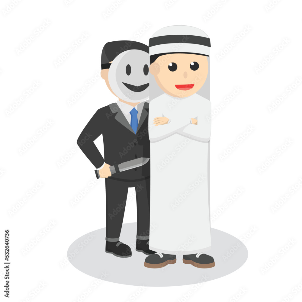 businessman betrayar partner design people businessman betrayar partner design people