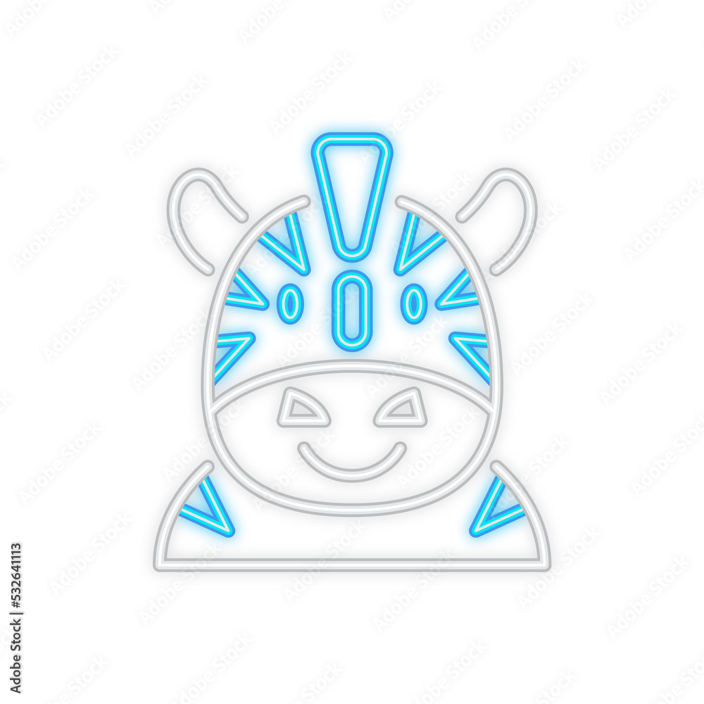 zebra neon signboard zebra neon signboard