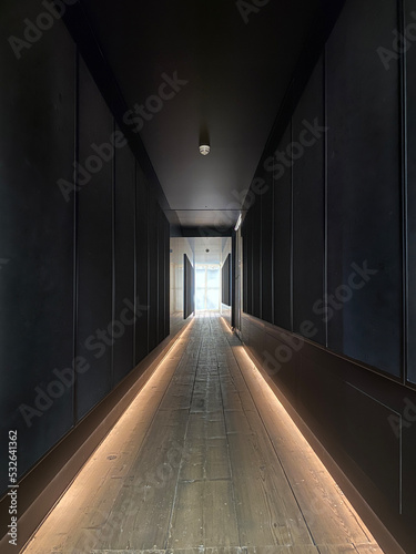 black corridor