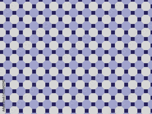Multicolor Check pattern design, Buffalo check plaid pattern in medium purple, lilac, light and dark purple, light blue, and beige. Seamless textured tartan set