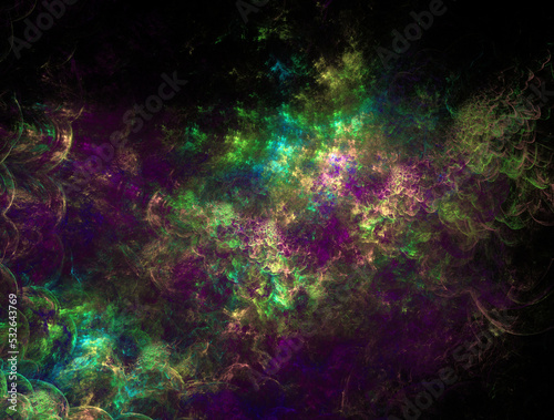 Imaginatory fractal abstract background Image