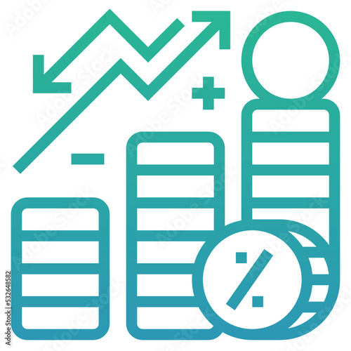 interest rate icon