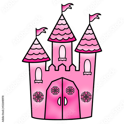 the pink castle