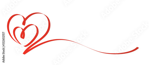 Symbol of the stylized red heart.