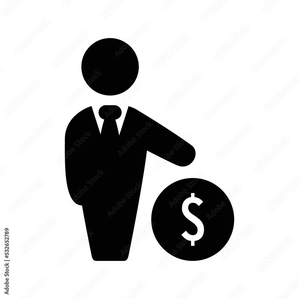 Investor icon vector graphic illustration Investor icon vector graphic illustration