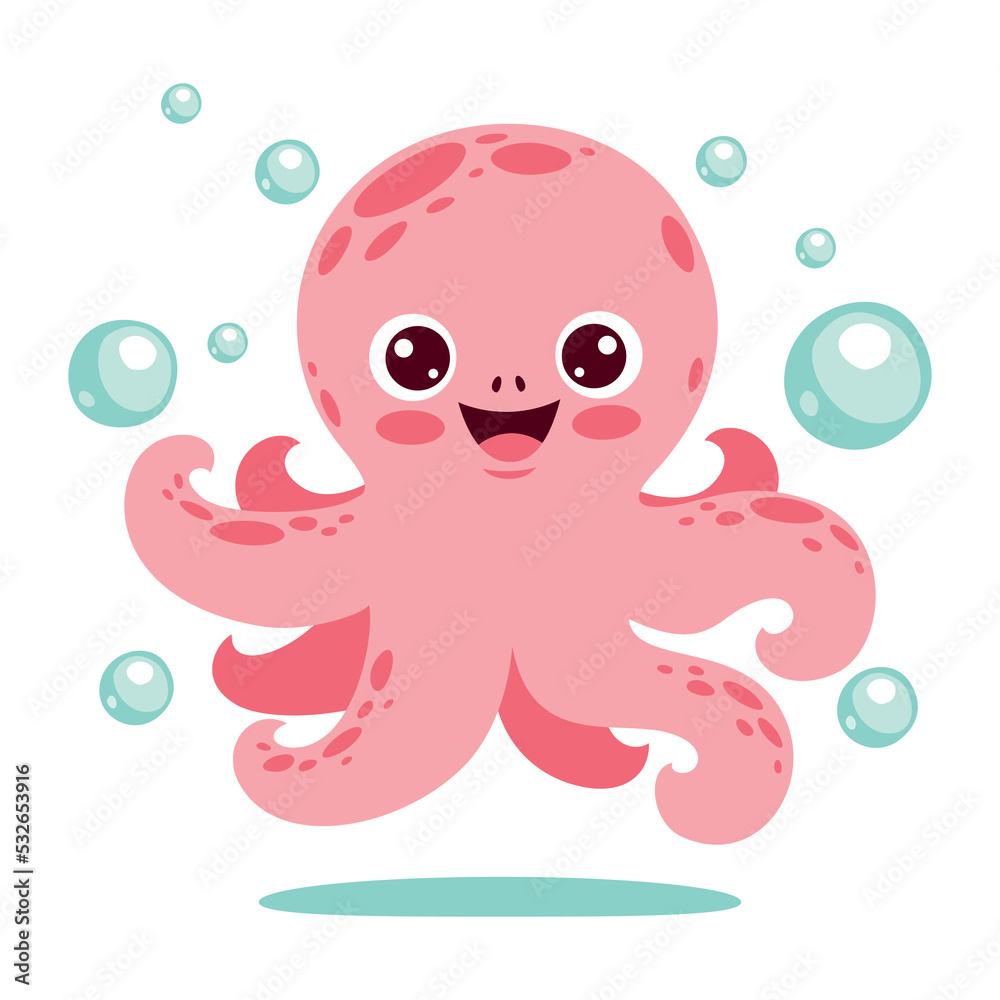 Cartoon Drawing Of An Octopus Cartoon Drawing Of An Octopus