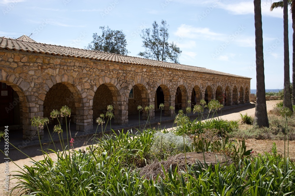 Obraz premium roman aqueduct country